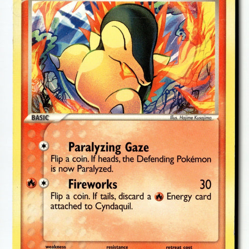 Pokemon Card Cyndaquil LP Unseen Forces 54/115