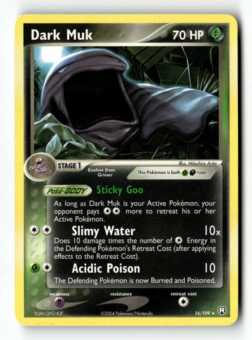 Pokemon Card Dark Muk LP Team Rocket Returns 16/109