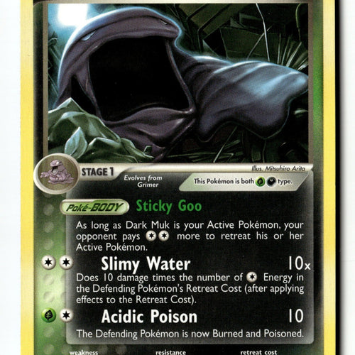 Pokemon Card Dark Muk LP Team Rocket Returns 16/109