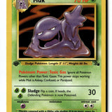 Pokemon Card Muk (28) 1st Edition LP Fossil 28/62