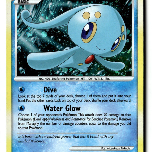 Pokemon Card Manaphy Holo LP POP Series 9 002/017