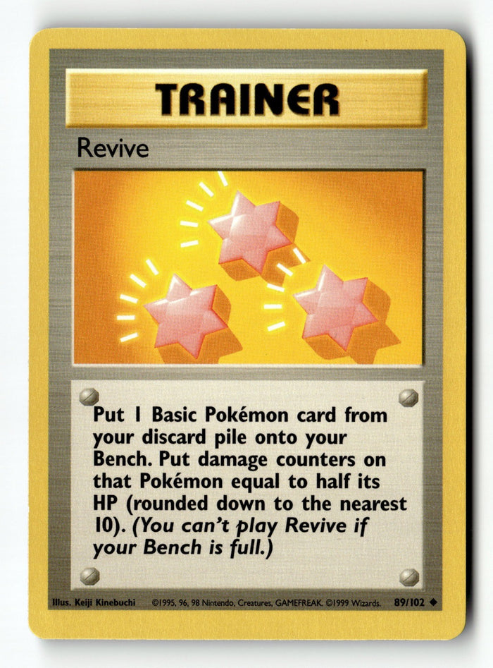 Pokemon Card Revive Unlimited LP Base Set (Shadowless) 089/102