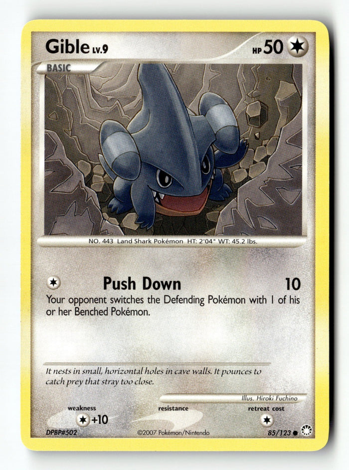 Pokemon Card Gible LP POP Series 9 014/017