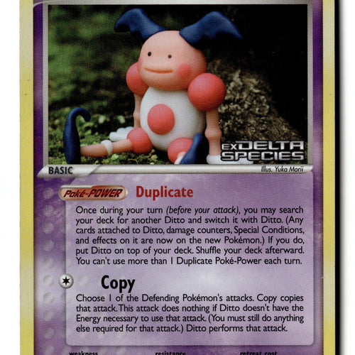 Pokemon Card Ditto - 38/113 (Mr. Mime) Reverse Holo LP Delta Species 38/113