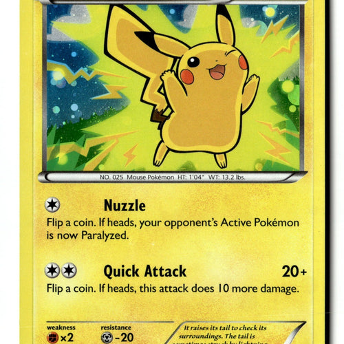 Pokemon Card Pikachu - 2014 Movie Promo Holo LP 042/146