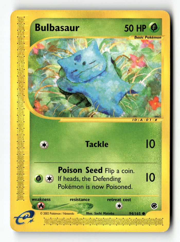 Pokemon Card Bulbasaur (94) LP Expedition 094/165 (2)