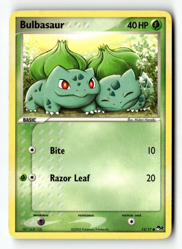 Pokemon Card Bulbasaur LP POP Series 2 012/17