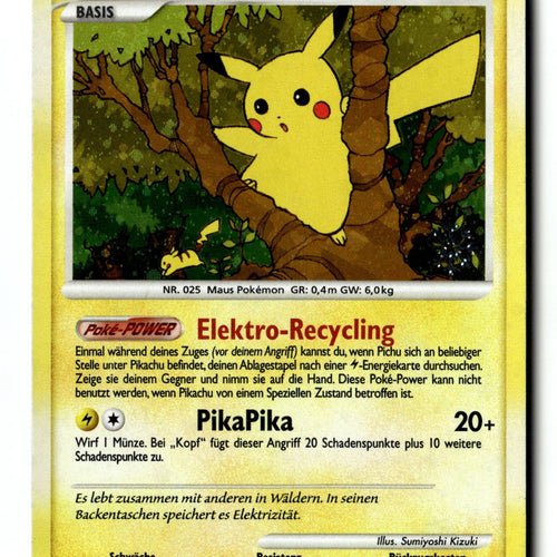 Pokemon Card Pikachu DP16 GERMAN Advent Calendar LP Holo (1)