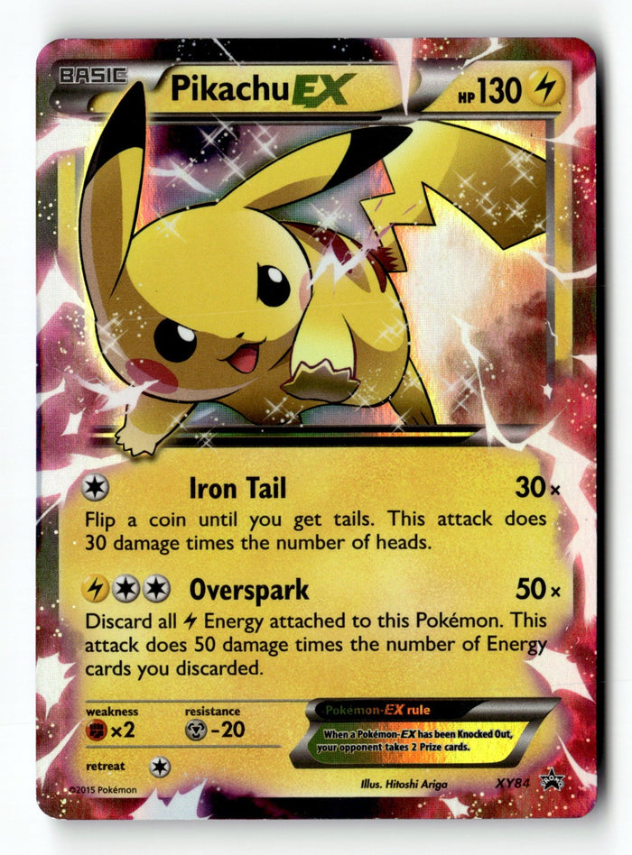 Pokemon Card Pikachu EX - Holo LP XY Promos XY84