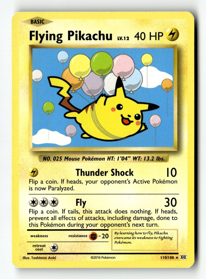 Pokemon Card Flying Pikachu LP WoTC Promo 25