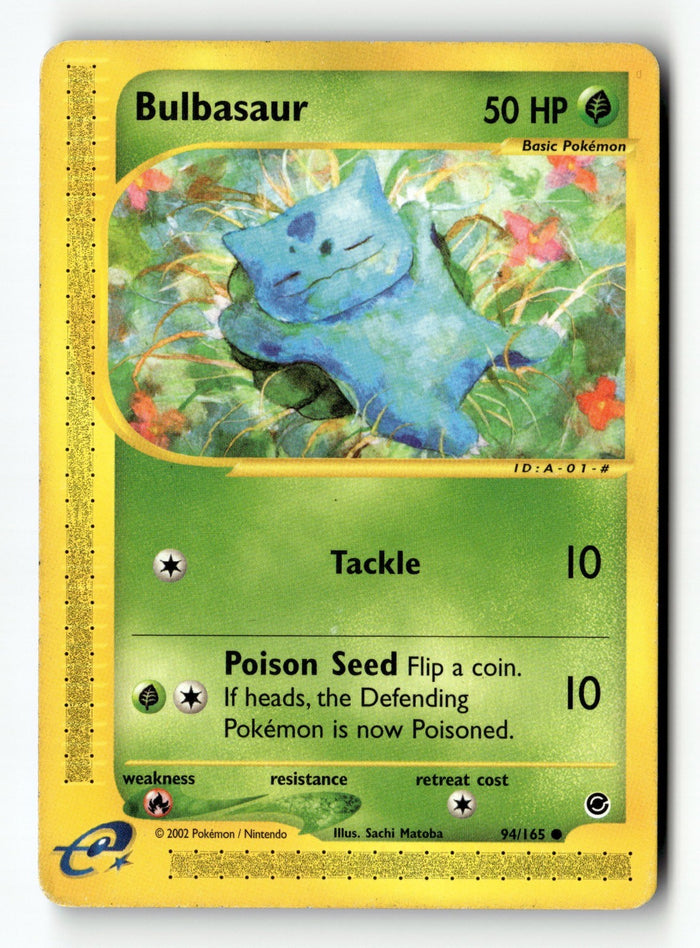 Pokemon Card Bulbasaur (94) LP Expedition 094/165 (1)