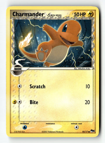 Pokemon Card Charmander (Delta Species) LP POP Series 5 010/017