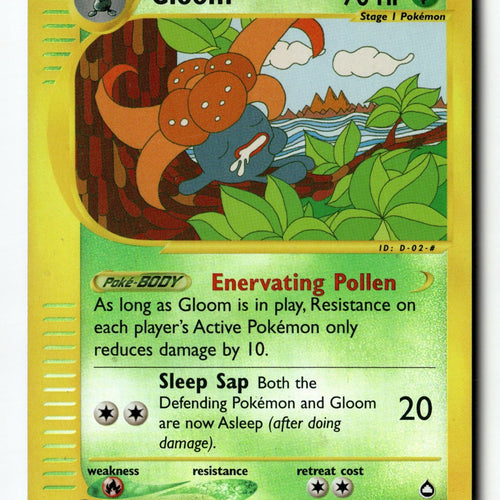 Pokemon Card Gloom Reverse Holo LP Aquapolis 049/147
