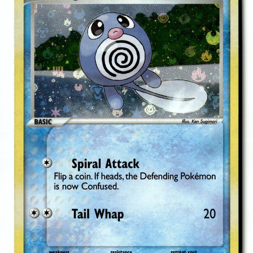 Pokemon Card Poliwag Reverse Holo LP FireRed & LeafGreen 75/112