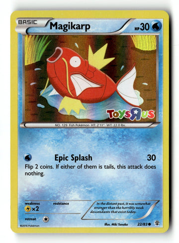 Pokemon Card Magikarp - Toys R Us Promo Holo LP 022/083