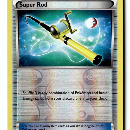 Pokemon Card Super Rod Reverse Holo LP XY - BREAKthrough 149/162