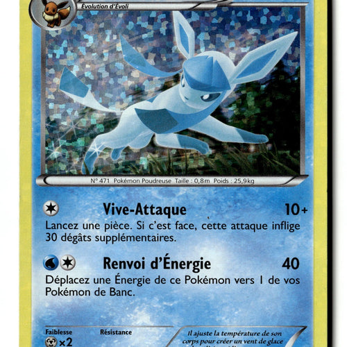 Pokemon Card Glaceon McDonald's 2013 Holo 4/12
