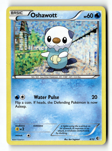 Pokemon Card Oshawott - 4/12 Holo LP McDonald's Promos 2011 004/012