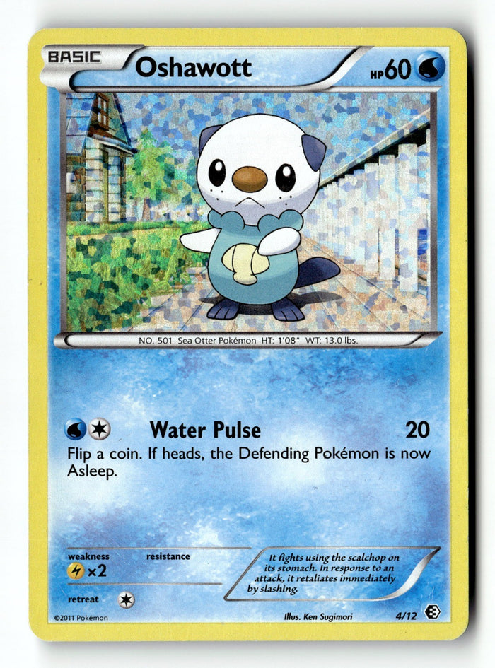 Pokemon Card Oshawott - 4/12 Holo LP McDonald's Promos 2011 004/012