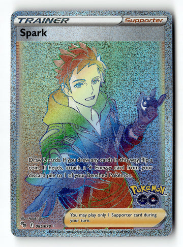 Pokemon Card Spark (Secret) Holo LP Pokemon GO 085/078