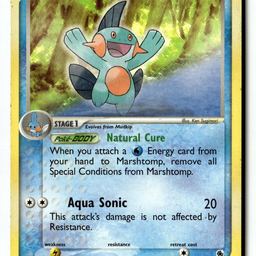 Pokemon Card Marshtomp - LP Ruby and Sapphire 41/109