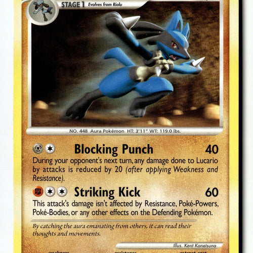 Pokemon Card Lucario LP POP Series 8 2/17