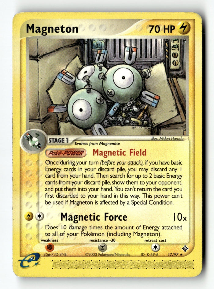 Pokemon Card Magneton - LP Dragon 17/97