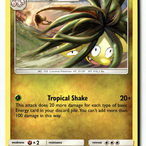 Pokemon Card Alolan Exeggutor (114) LP SM - Team Up 114/181