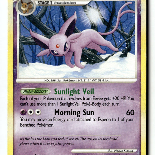 Pokemon Card Espeon LP Majestic Dawn 18/100
