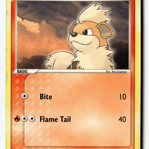 Pokemon Card Growlithe LP FireRed & LeafGreen 64/112