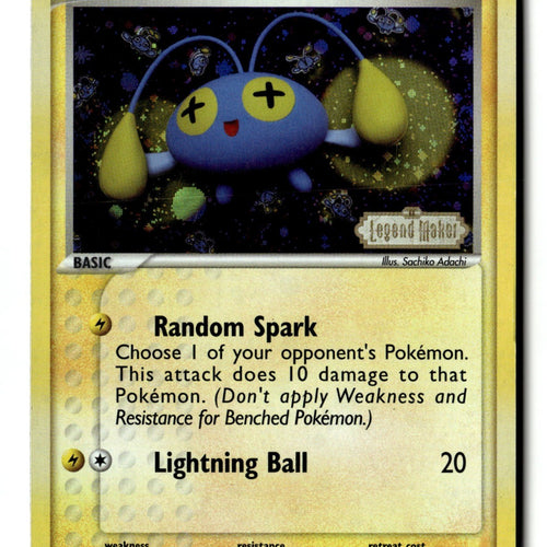 Pokemon Card Chinchou Reverse Holo LP Legend Maker 50/92 (3)