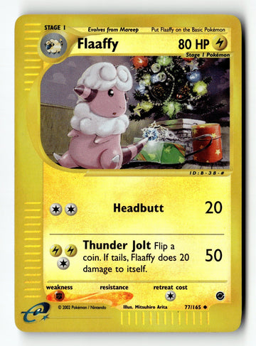 Pokemon Card Flaaffy Reverse Holo LP Expedition 077/165 (2)
