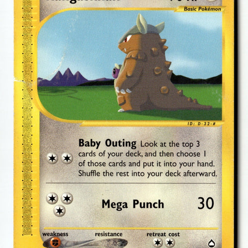 Pokemon Card Kangaskhan LP Aquapolis 088/147