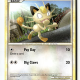 Pokemon Card Meowth (#4) LP HGSS Trainer Kit: Gyarados & Raichu 4/30