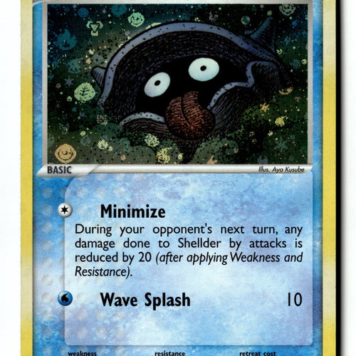 Pokemon Card Shellder Reverse Holo LP FireRed & LeafGreen 79/112