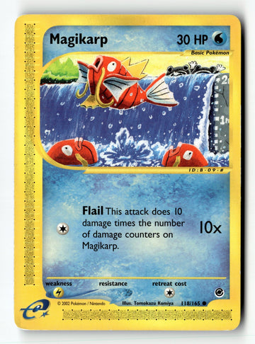 Pokemon Card Magikarp LP Expedition 118/165