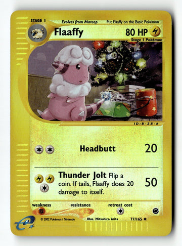 Pokemon Card Flaaffy Reverse Holo LP Expedition 077/165 (3)