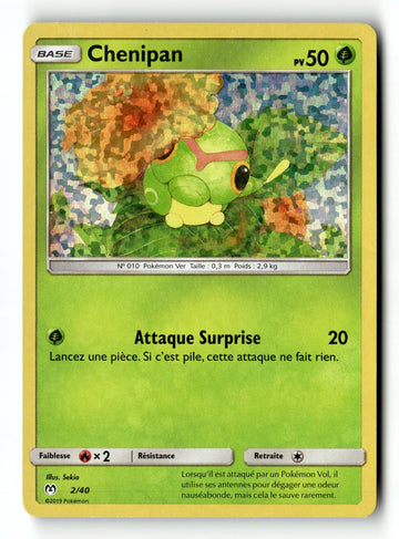 Pokemon Card Caterpie McDonald's 2019 Holo 2/40 (2)