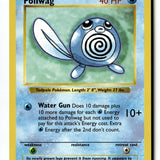Pokemon Card Poliwag Unlimited LP Base Set (Shadowless) 059/102
