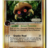 Pokemon Card Kabuto Reverse Holo LP Legend Maker 36/92