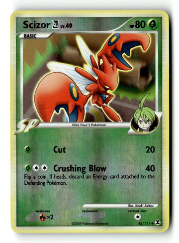 Pokemon Card Scizor E4 Reverse Holo LP Rising Rivals 48/111