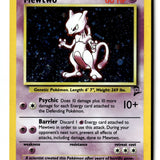 Pokemon Card Mewtwo Holo LP Base Set 2 10/130