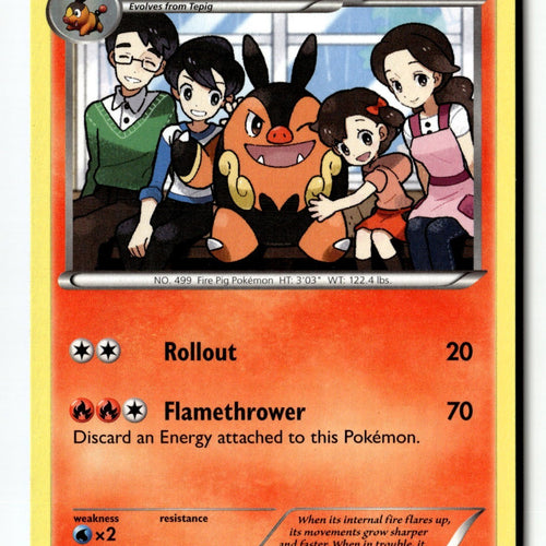 Pokemon Card Pignite LP Legendary Treasures 26/113