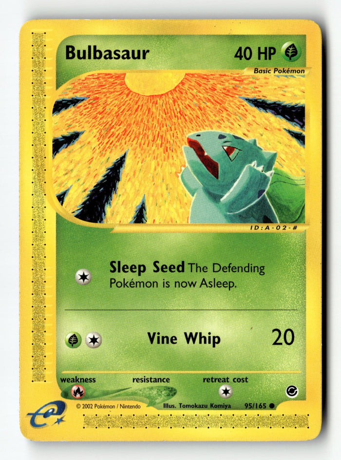 Pokemon Card Bulbasaur (95) LP Expedition 095/165