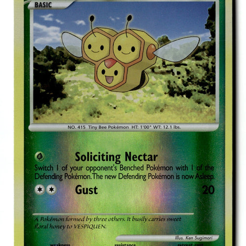 Pokemon Card Combee Reverse Holo LP Diamond and Pearl 79/130