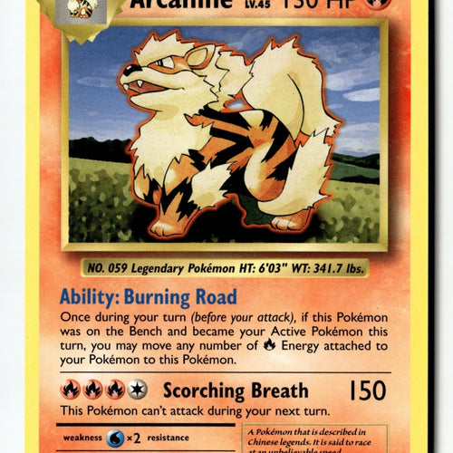 Pokemon Card Arcanine LP XY - Evolutions 18/108