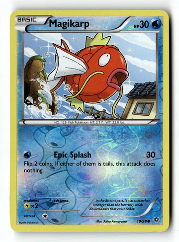 Pokemon Card Magikarp Reverse Holo LP XY - Ancient Origins 19/98