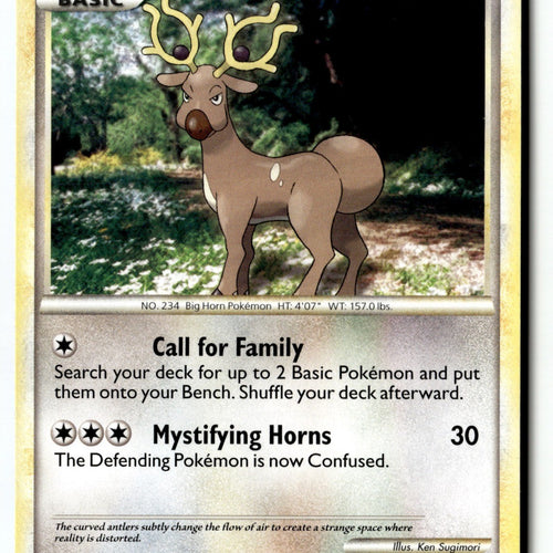 Pokemon Card Stantler LP Unleashed 64/95