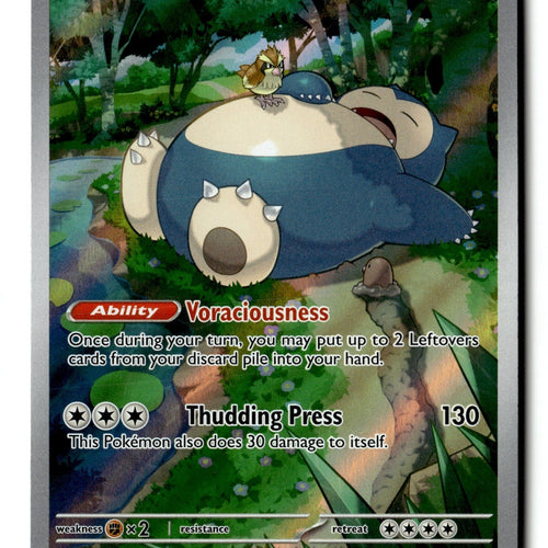 Pokemon Card Snorlax Holo LP SV: Scarlet & Violet Promo Cards 051