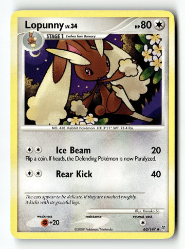 Pokemon Card Lopunny LP Supreme Victors 63/147